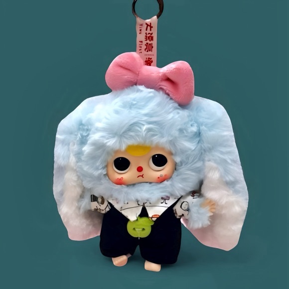Baby Three Macaron Cute Bunny V2 Plush Pendant - Picture 1 of 16